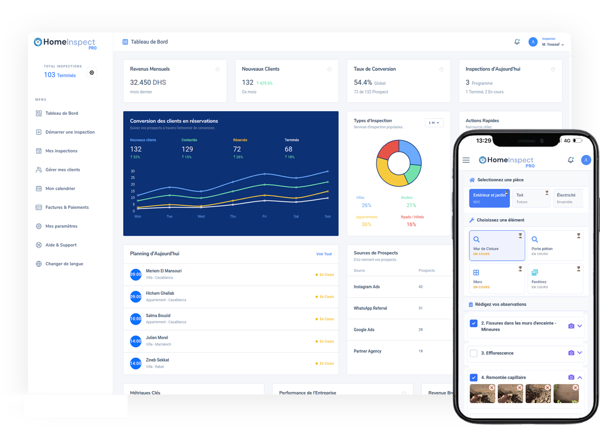 Logiciel inspection immobilière professionnel